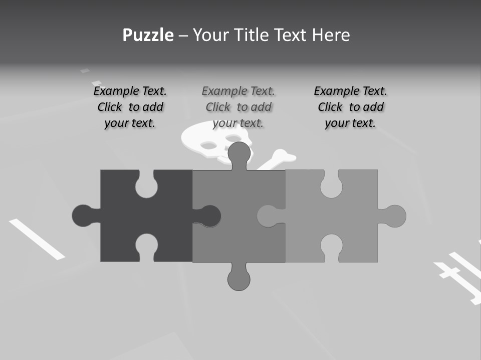 Crossbones Swashbuckler Outlaw PowerPoint Template