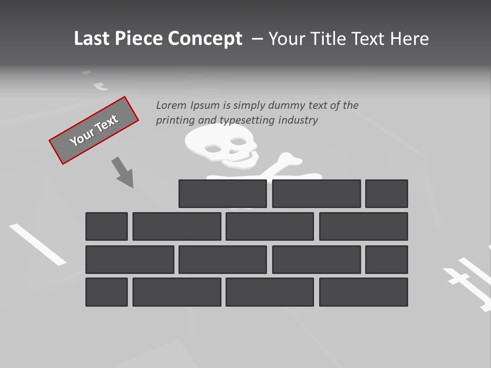 Crossbones Swashbuckler Outlaw PowerPoint Template