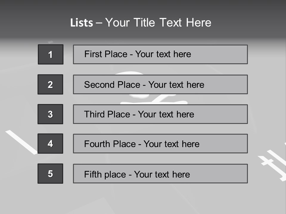 Crossbones Swashbuckler Outlaw PowerPoint Template