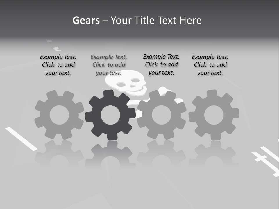 Crossbones Swashbuckler Outlaw PowerPoint Template