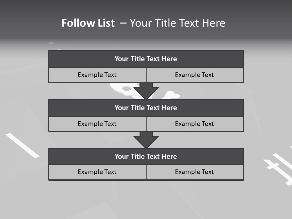 Crossbones Swashbuckler Outlaw PowerPoint Template