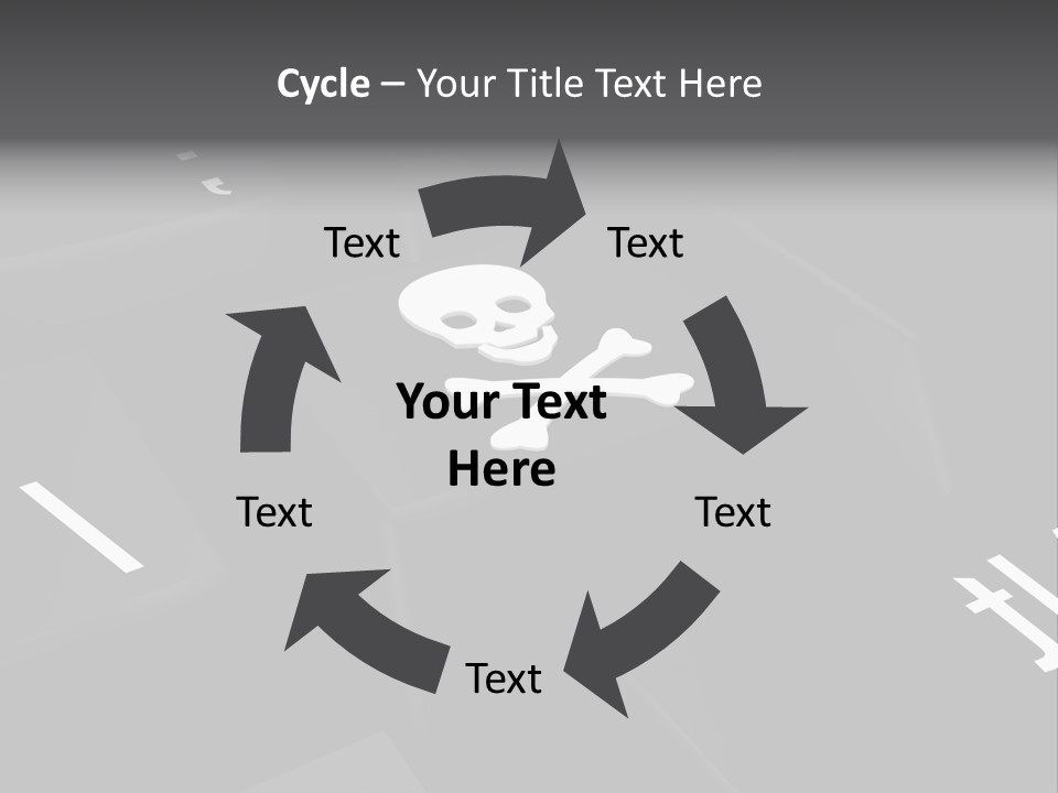 Crossbones Swashbuckler Outlaw PowerPoint Template