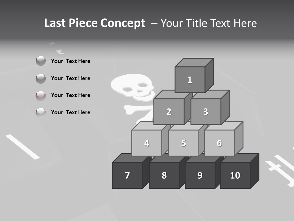 Crossbones Swashbuckler Outlaw PowerPoint Template