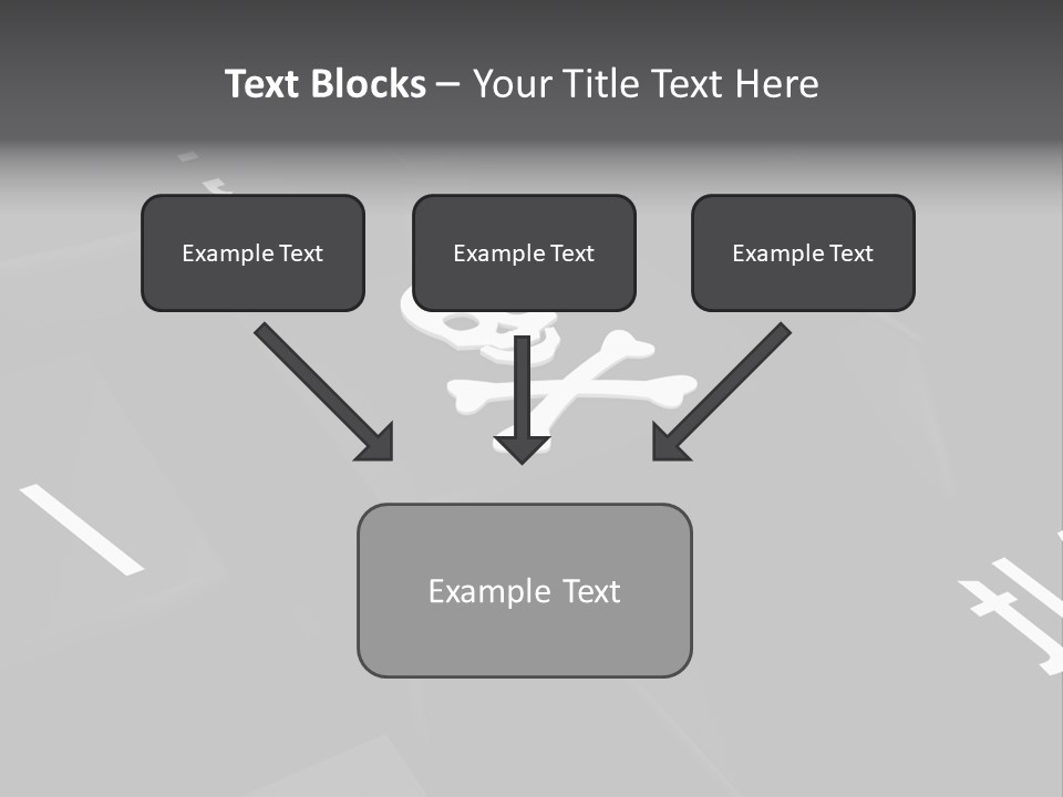 Crossbones Swashbuckler Outlaw PowerPoint Template