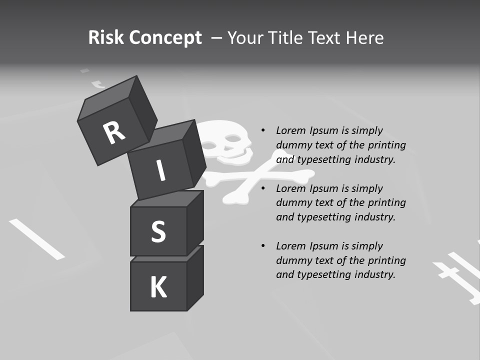 Crossbones Swashbuckler Outlaw PowerPoint Template