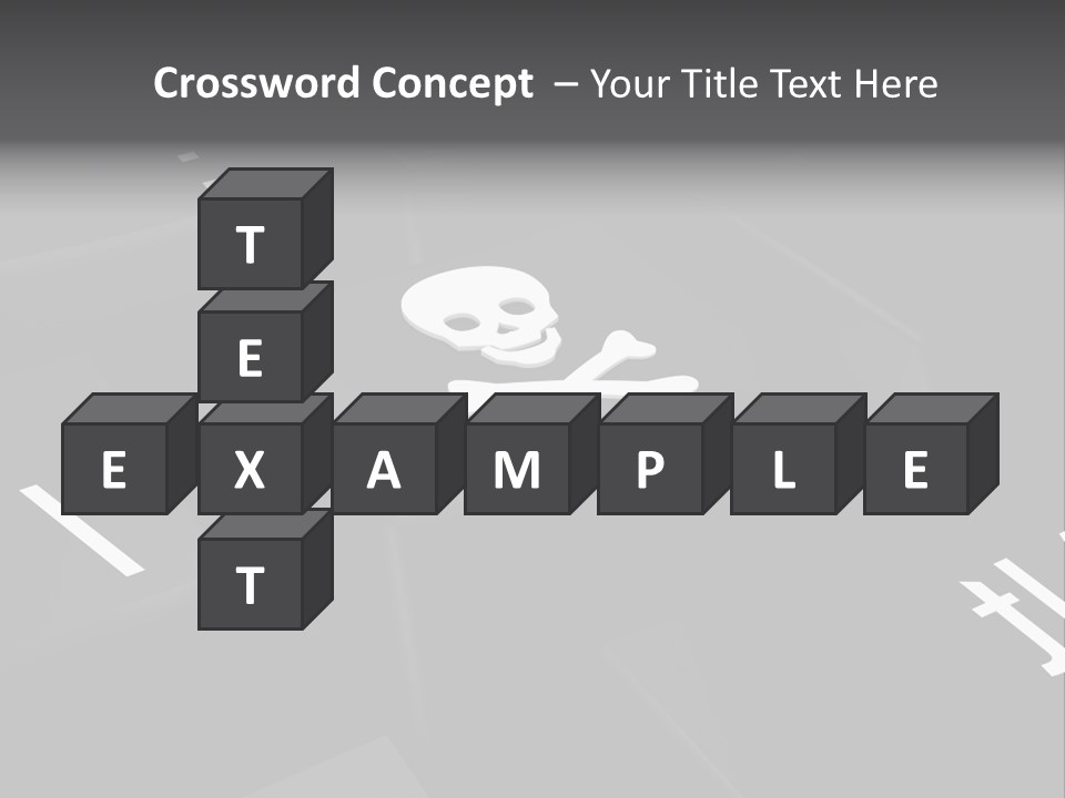 Crossbones Swashbuckler Outlaw PowerPoint Template