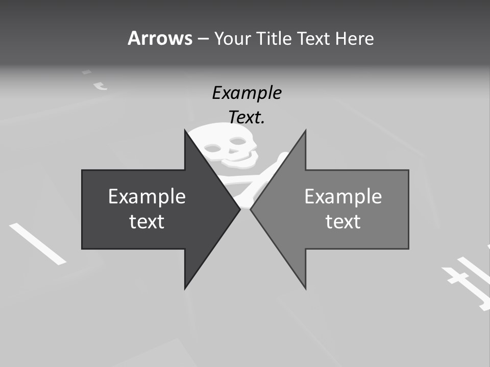 Crossbones Swashbuckler Outlaw PowerPoint Template