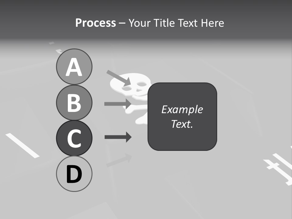 Crossbones Swashbuckler Outlaw PowerPoint Template