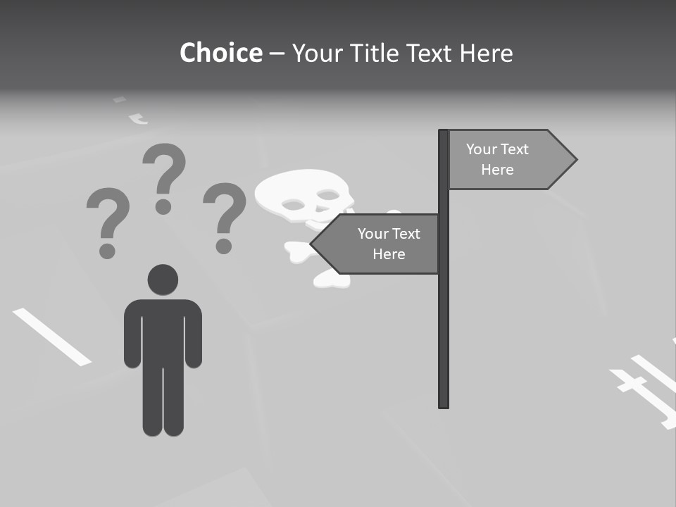 Crossbones Swashbuckler Outlaw PowerPoint Template