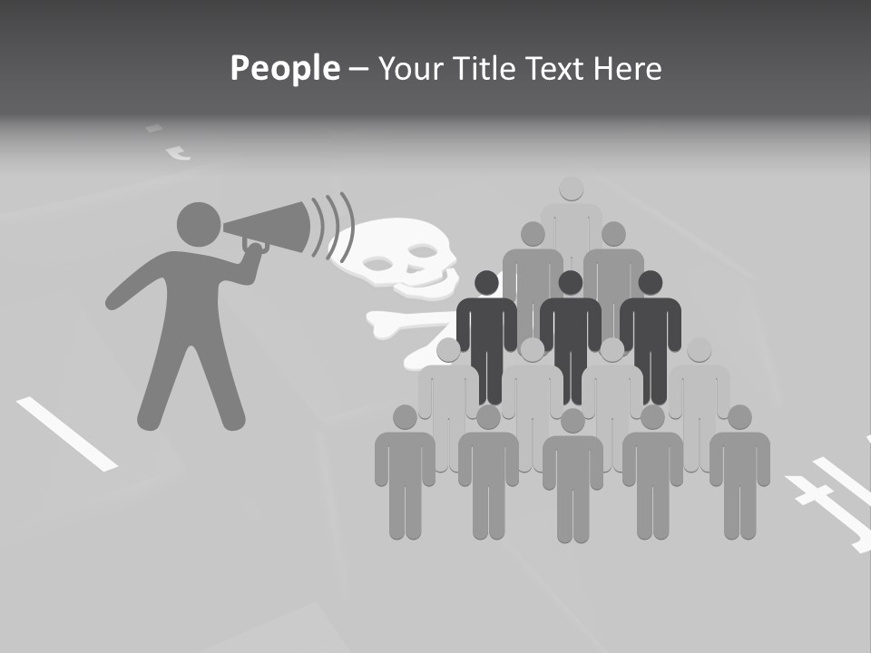 Crossbones Swashbuckler Outlaw PowerPoint Template