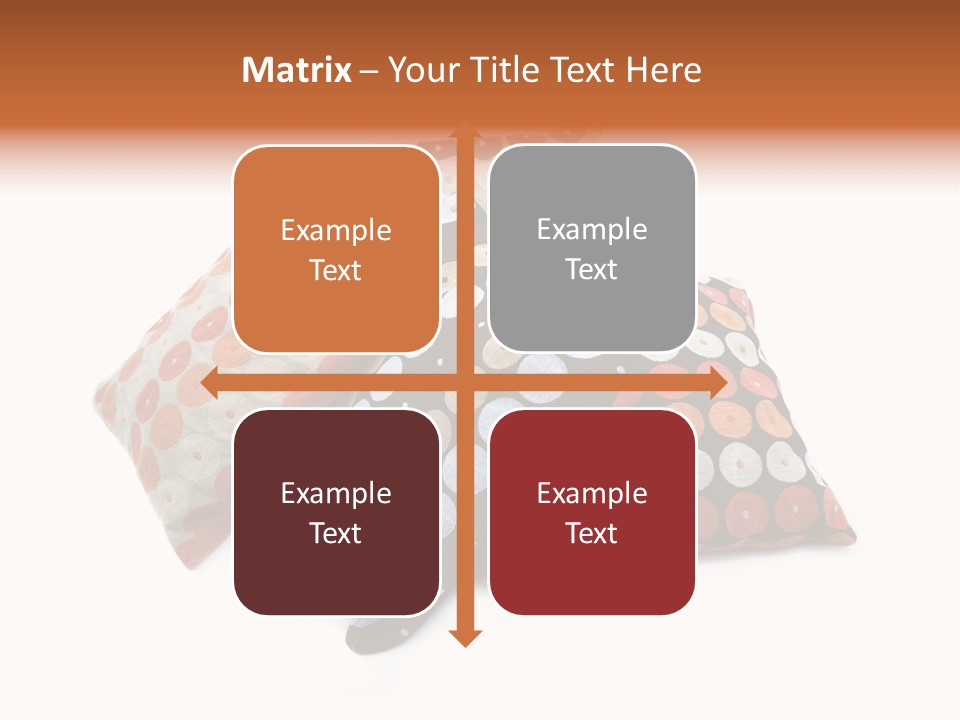 Textile Decorative Black PowerPoint Template