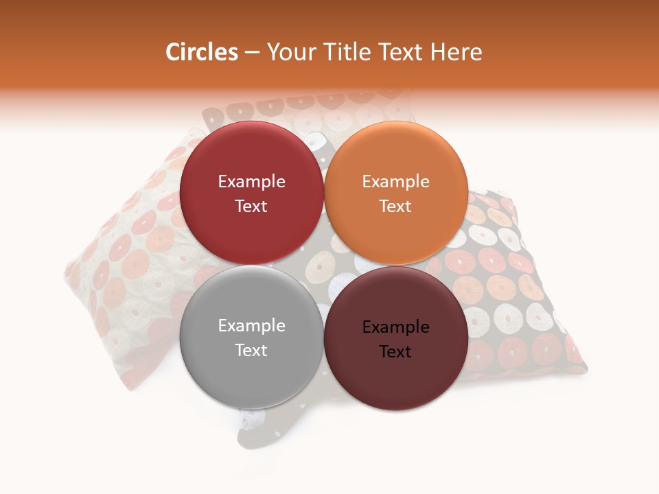 Textile Decorative Black PowerPoint Template