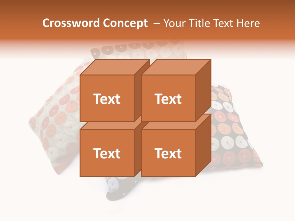 Textile Decorative Black PowerPoint Template