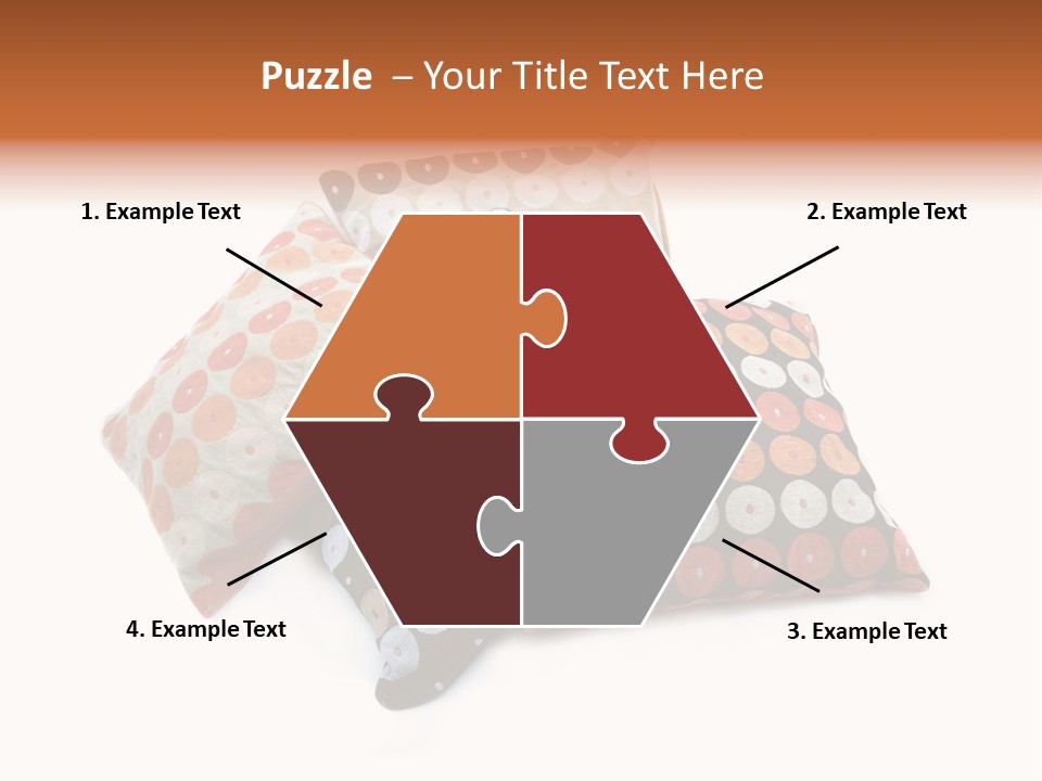 Textile Decorative Black PowerPoint Template