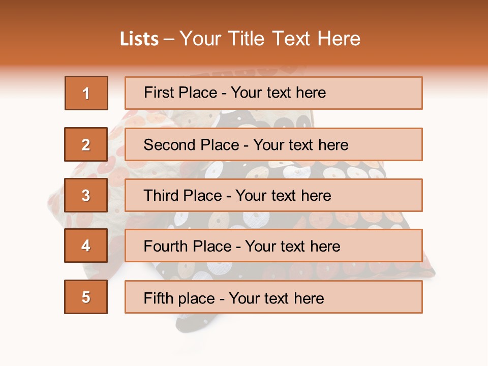 Textile Decorative Black PowerPoint Template