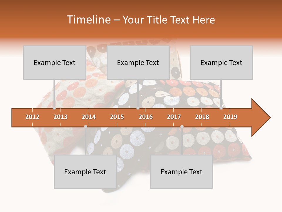 Textile Decorative Black PowerPoint Template