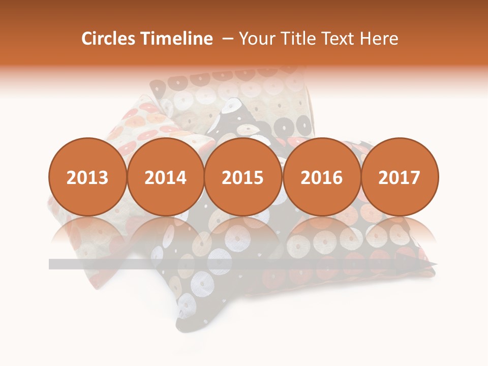 Textile Decorative Black PowerPoint Template