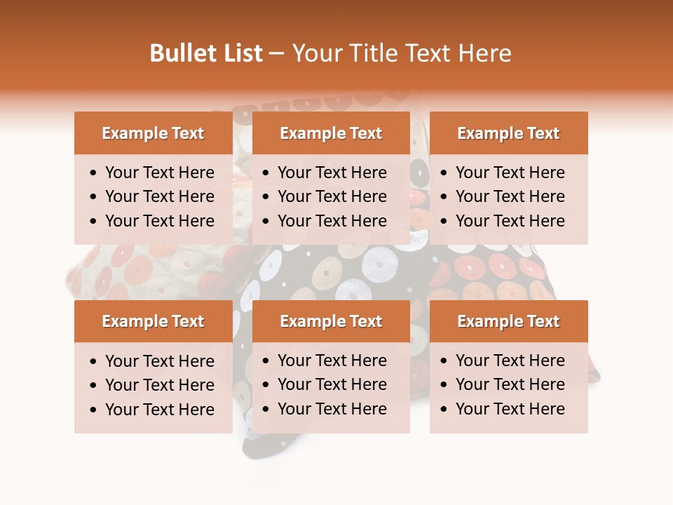 Textile Decorative Black PowerPoint Template