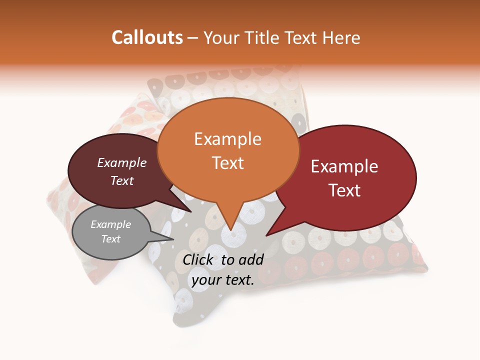 Textile Decorative Black PowerPoint Template