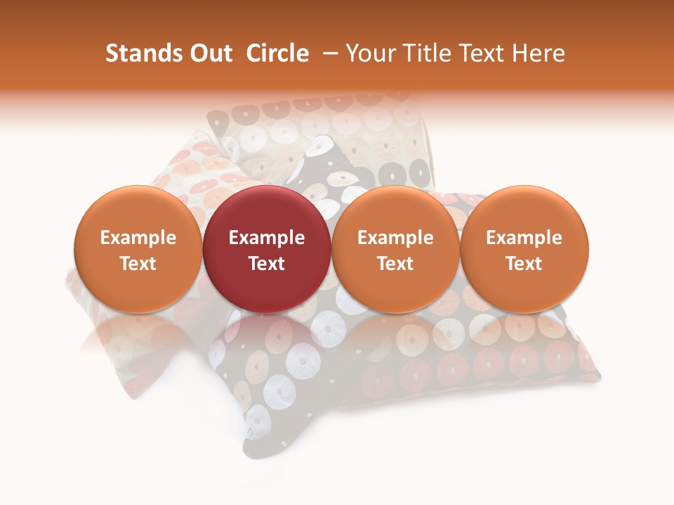 Textile Decorative Black PowerPoint Template