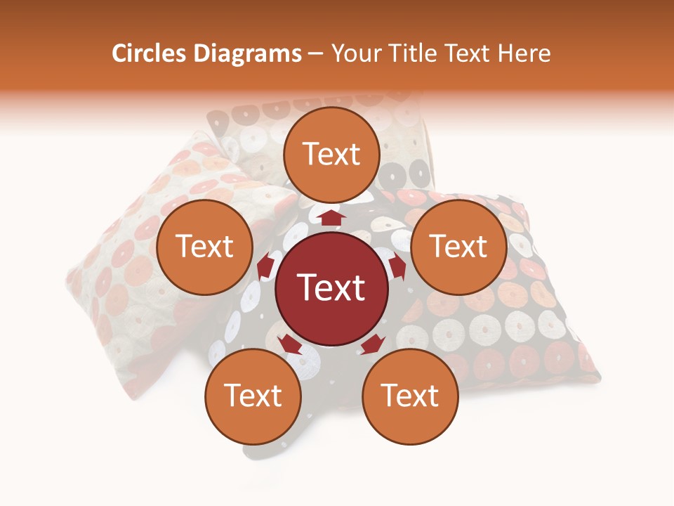 Textile Decorative Black PowerPoint Template