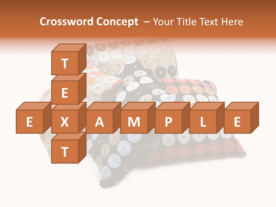 Textile Decorative Black PowerPoint Template