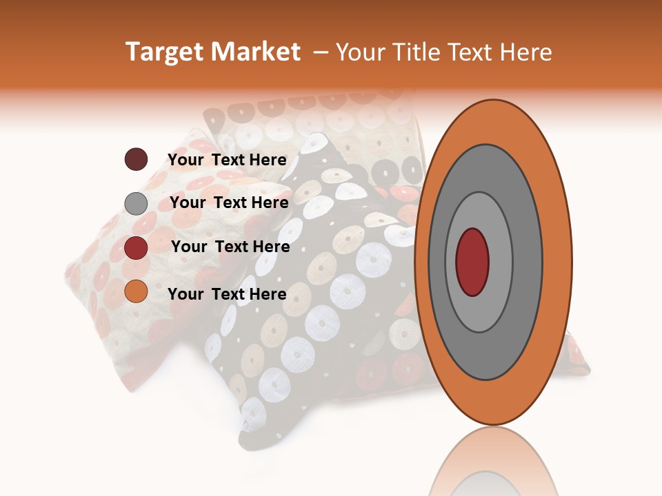 Textile Decorative Black PowerPoint Template