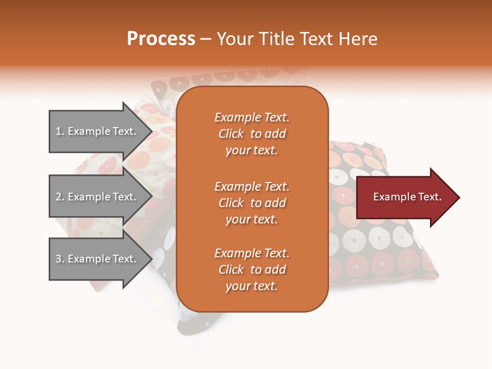 Textile Decorative Black PowerPoint Template