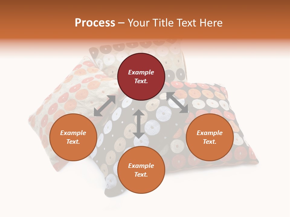 Textile Decorative Black PowerPoint Template