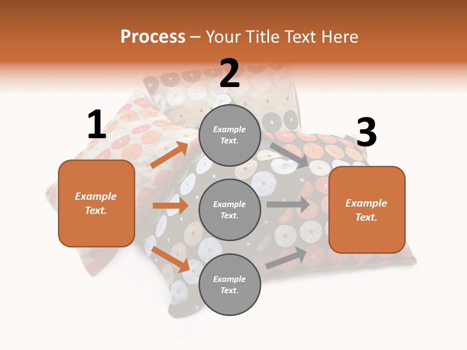 Textile Decorative Black PowerPoint Template