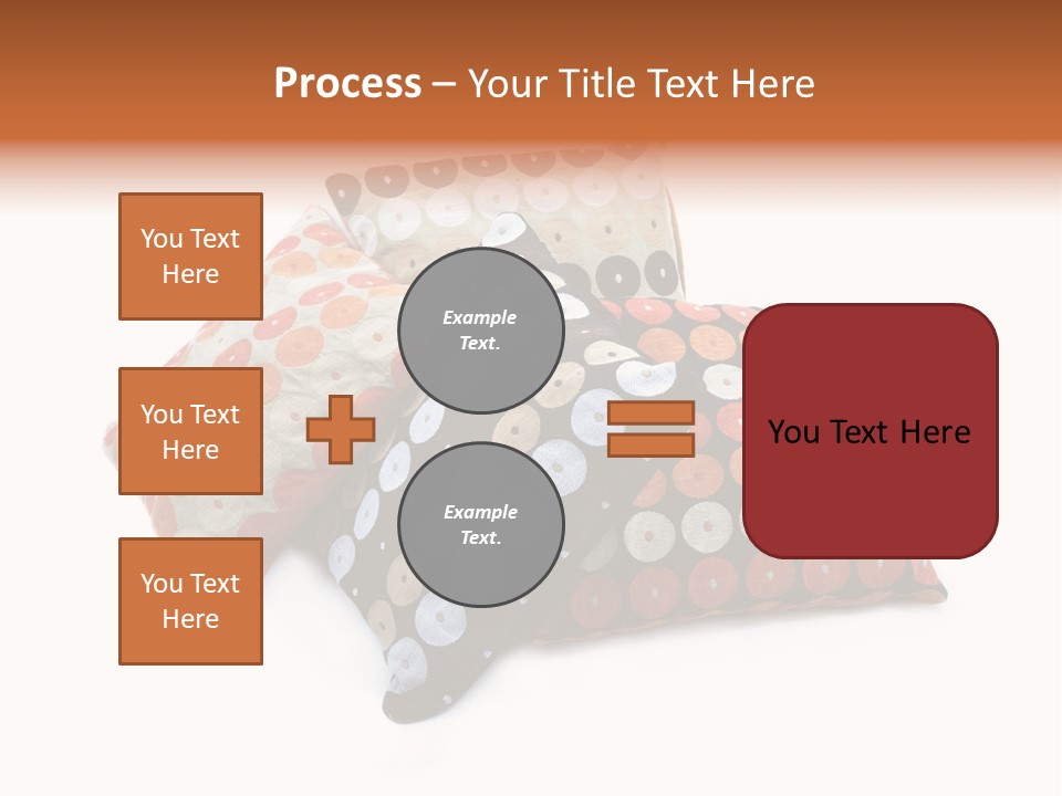 Textile Decorative Black PowerPoint Template