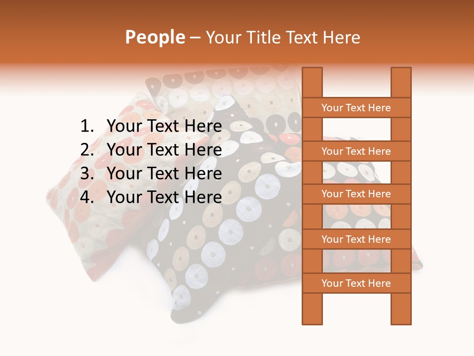 Textile Decorative Black PowerPoint Template