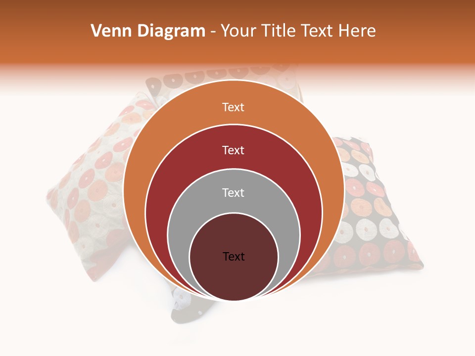 Textile Decorative Black PowerPoint Template