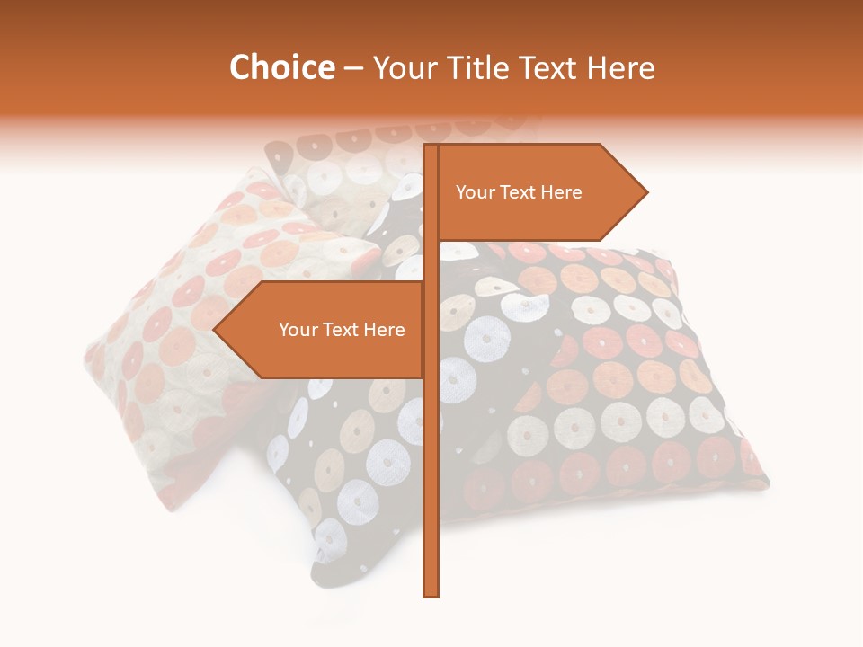 Textile Decorative Black PowerPoint Template