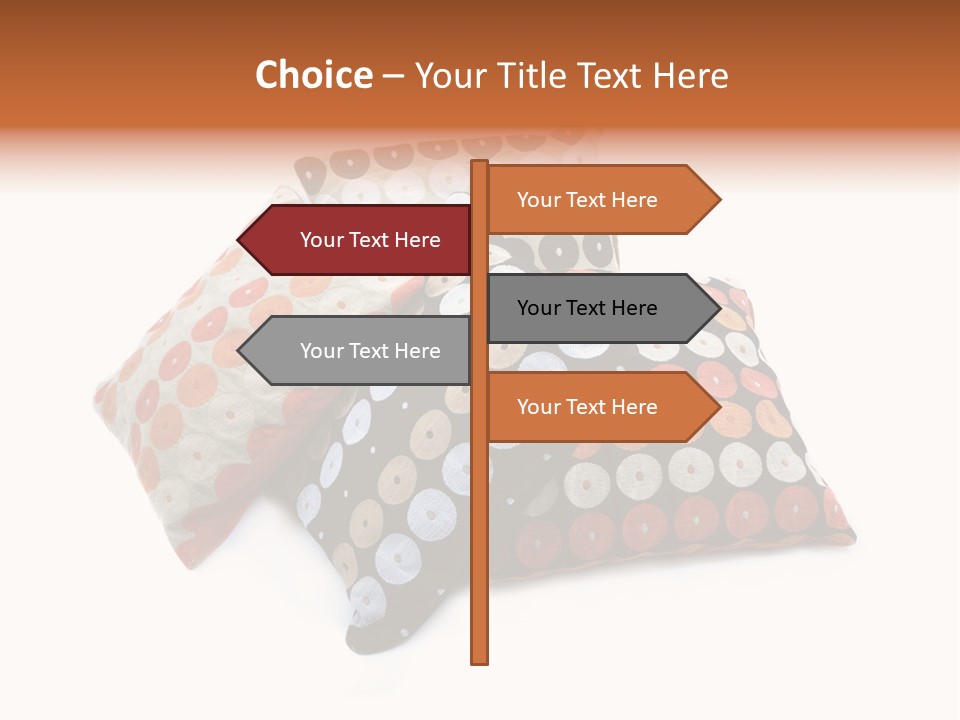 Textile Decorative Black PowerPoint Template