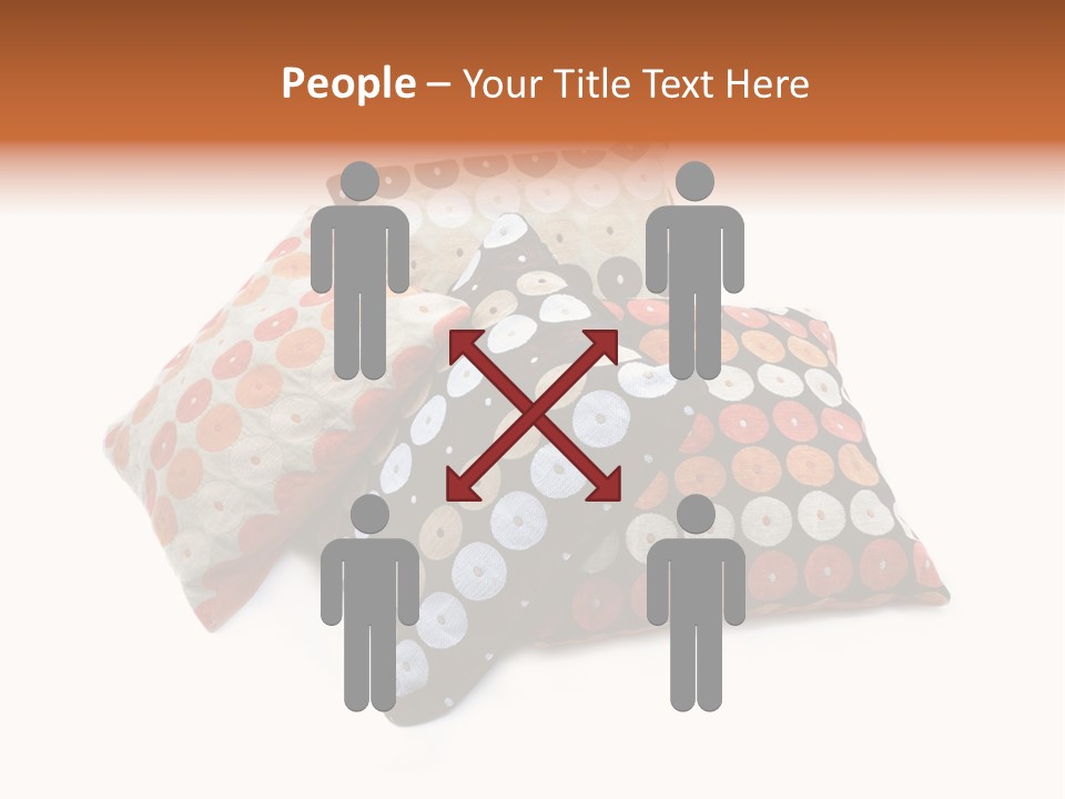 Textile Decorative Black PowerPoint Template