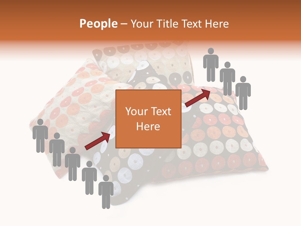 Textile Decorative Black PowerPoint Template