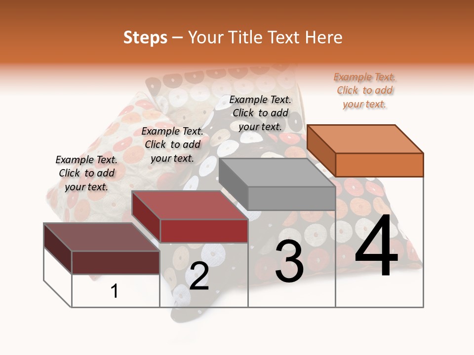 Textile Decorative Black PowerPoint Template