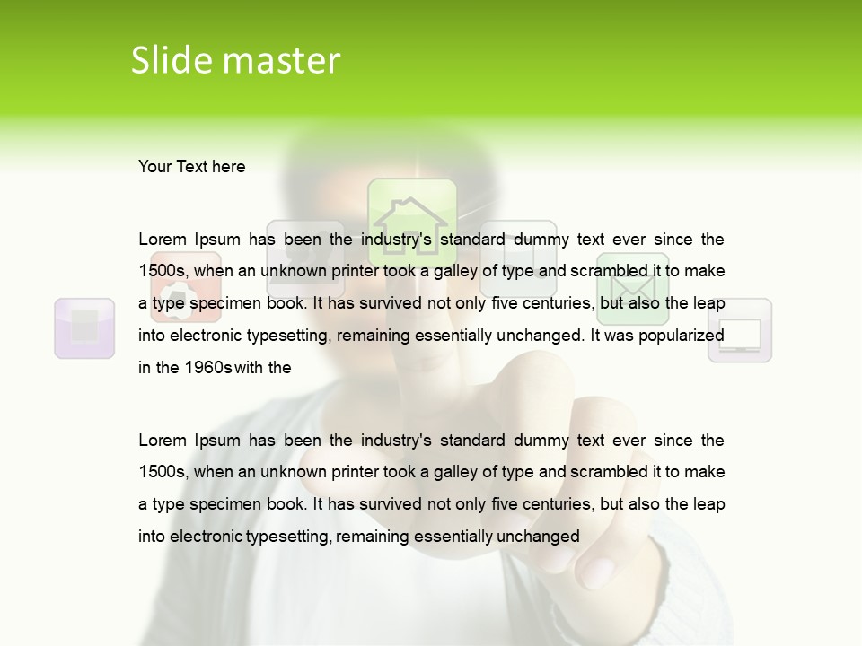 Effect Screen Simplicity PowerPoint Template