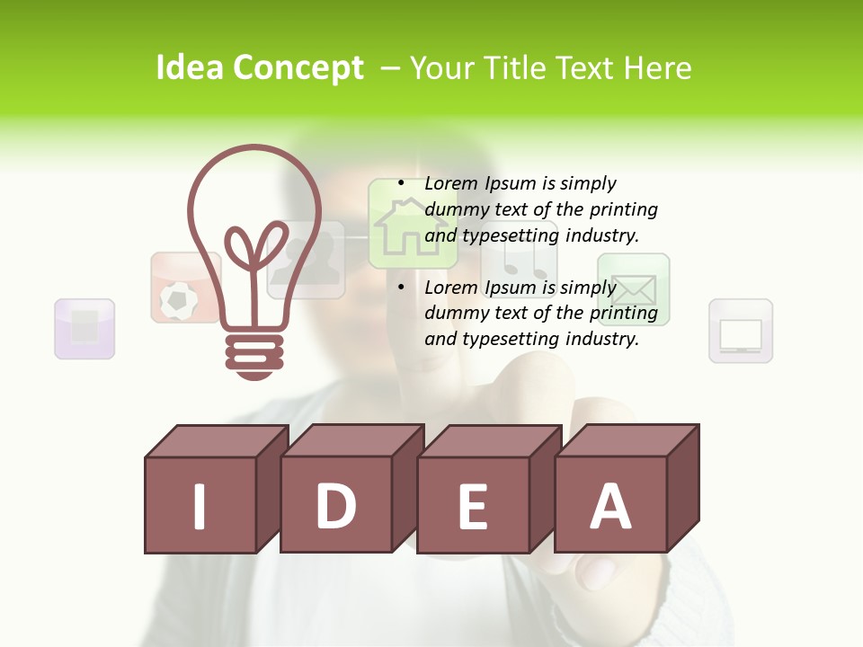 Effect Screen Simplicity PowerPoint Template