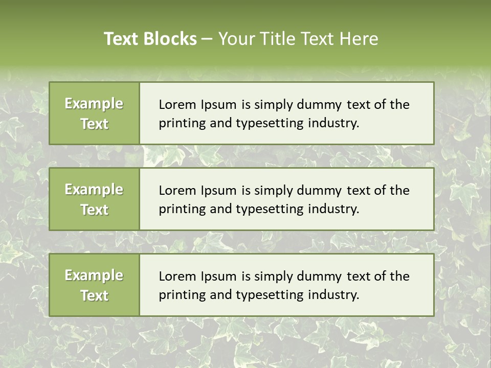 Unity Wall Atmosphere PowerPoint Template