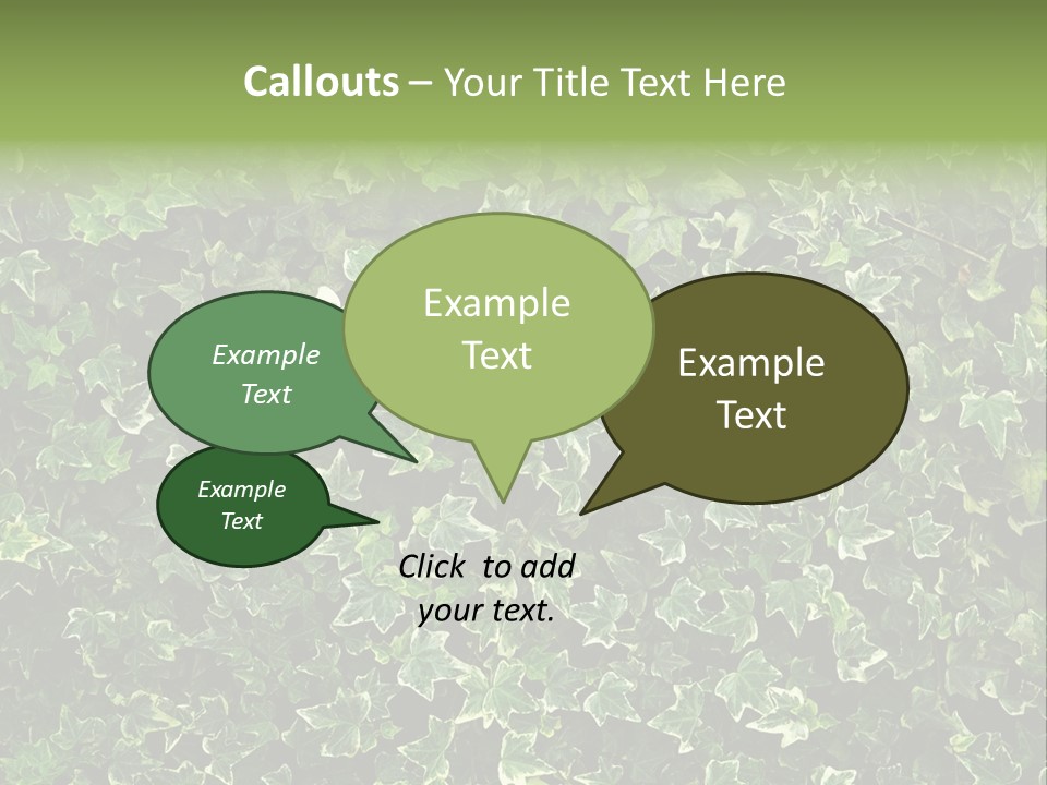 Unity Wall Atmosphere PowerPoint Template