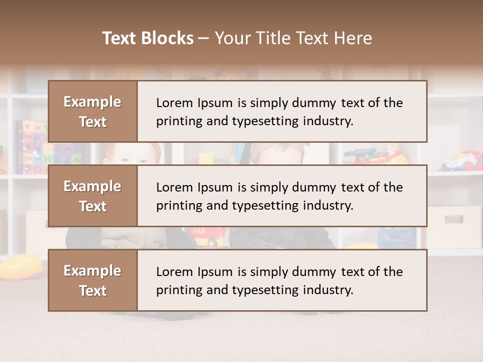 Friend Floor Carpet PowerPoint Template