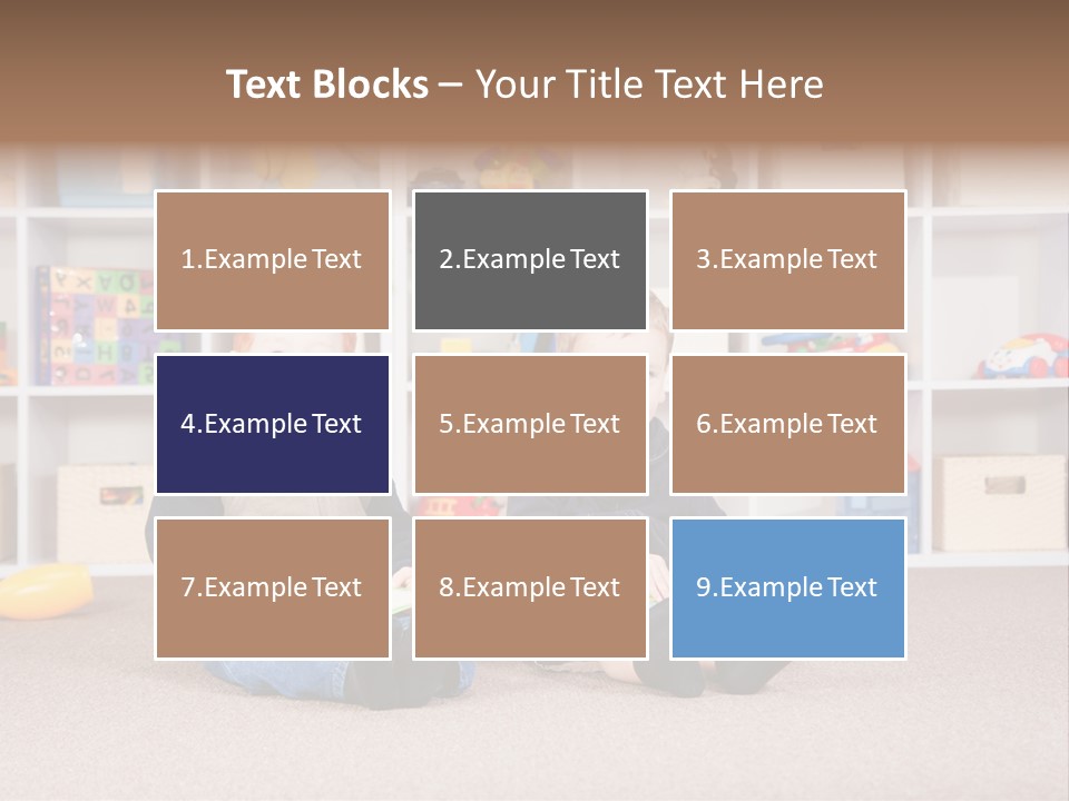 Friend Floor Carpet PowerPoint Template