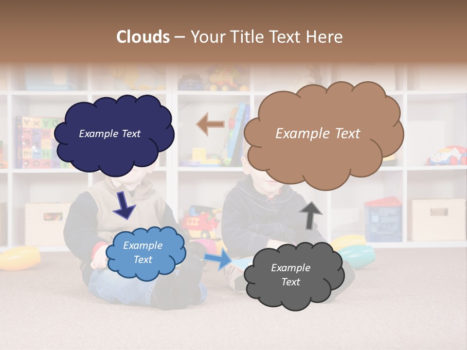 Friend Floor Carpet PowerPoint Template