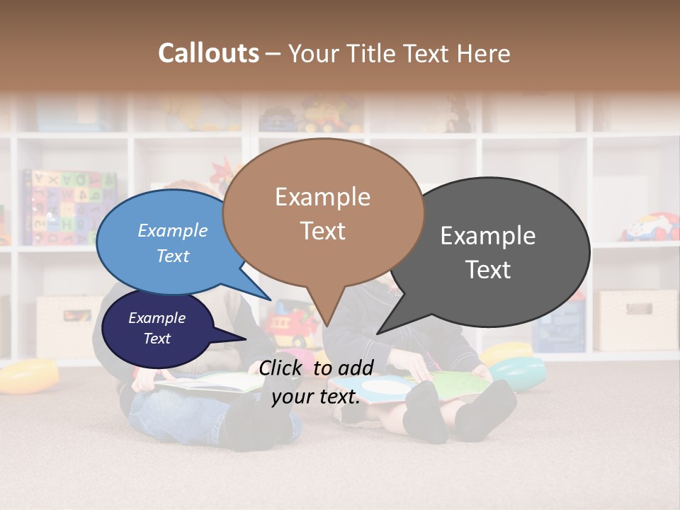 Friend Floor Carpet PowerPoint Template