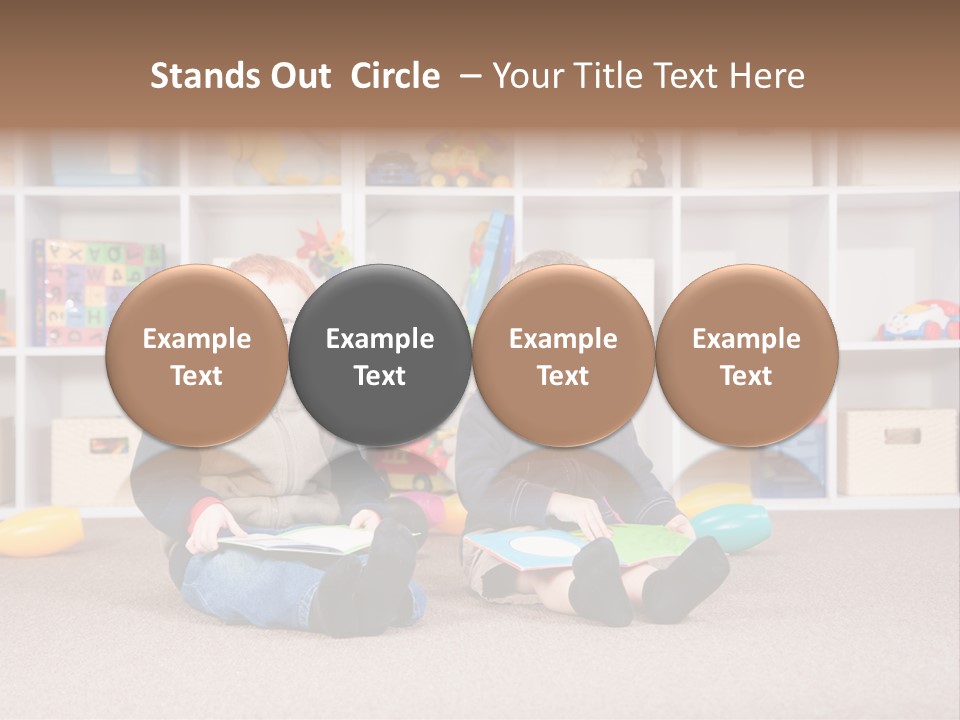 Friend Floor Carpet PowerPoint Template