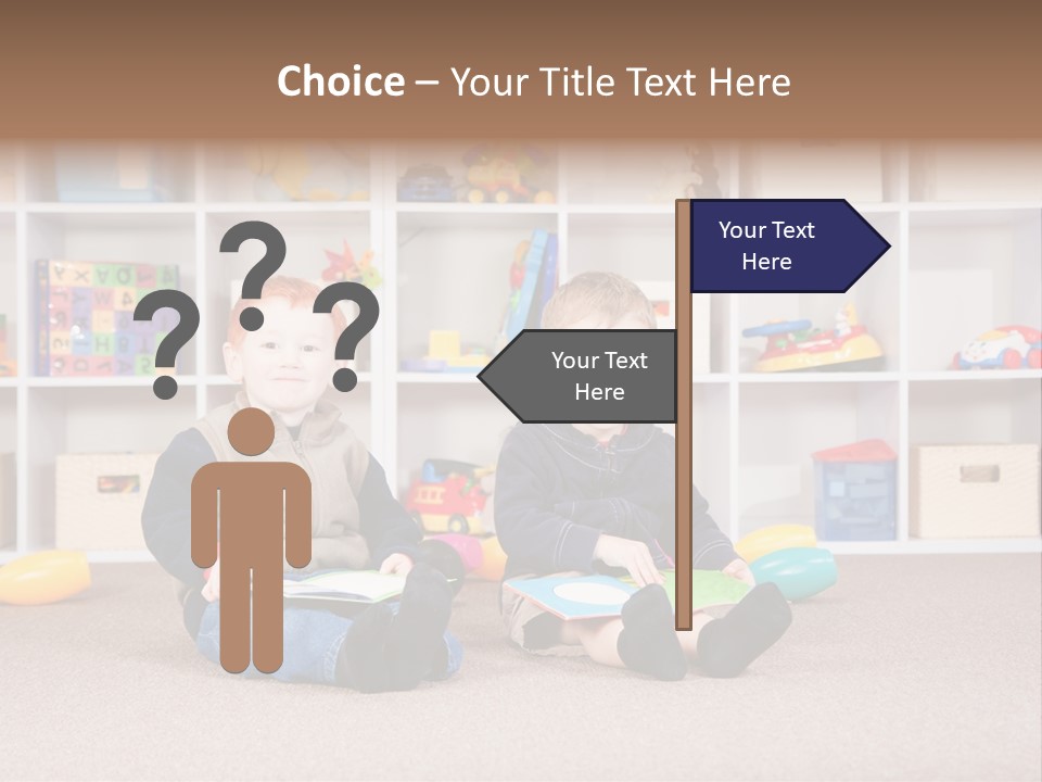 Friend Floor Carpet PowerPoint Template