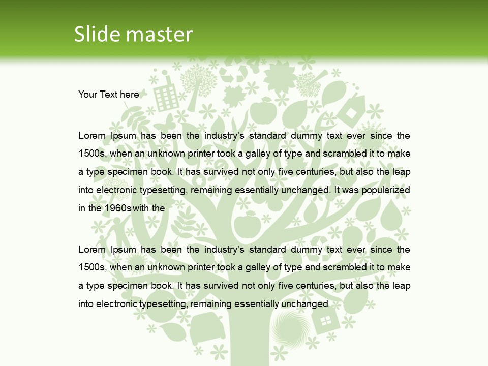 Maple Green Healthy PowerPoint Template