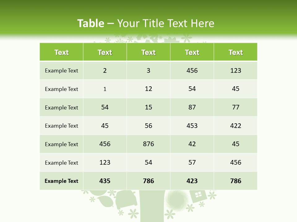 Maple Green Healthy PowerPoint Template